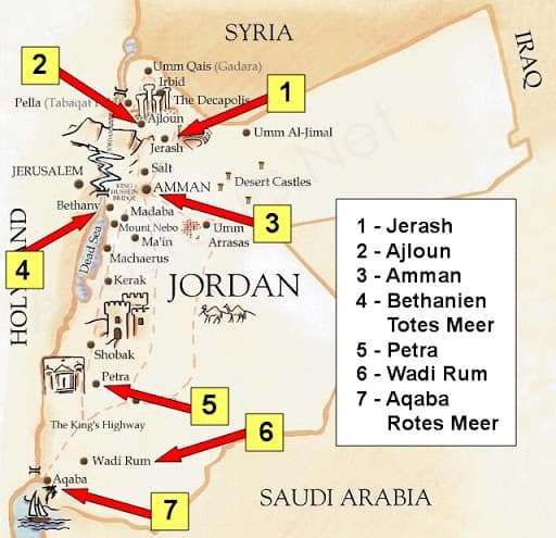 Jordan map